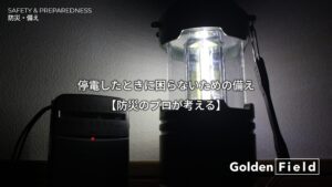 Read more about the article 停電したときに困らないための備え【防災士が考える】